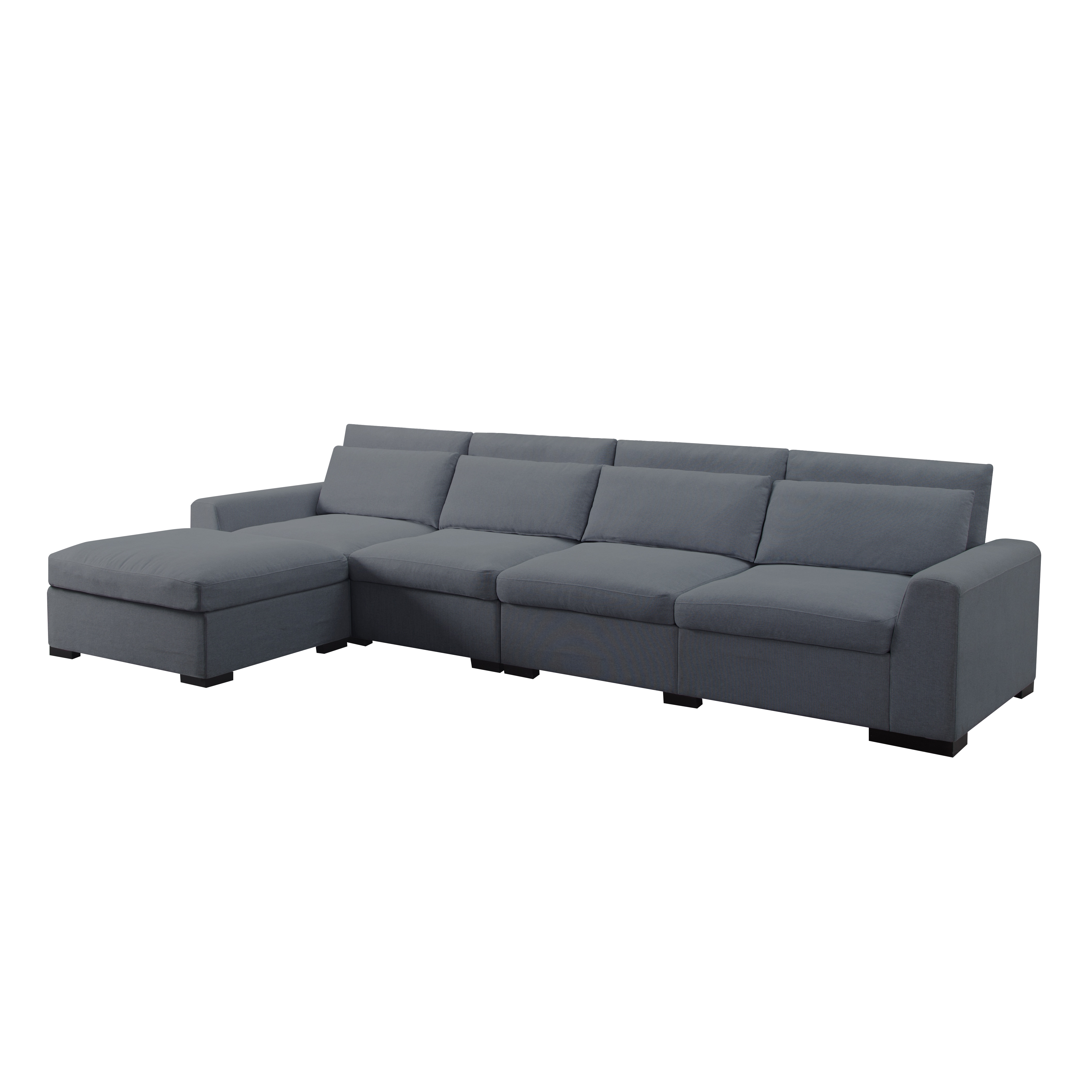 149” Modular Sectional Sofa with ottoman